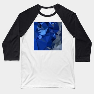 Catalina Blue Abstract Low Polygon Background Baseball T-Shirt